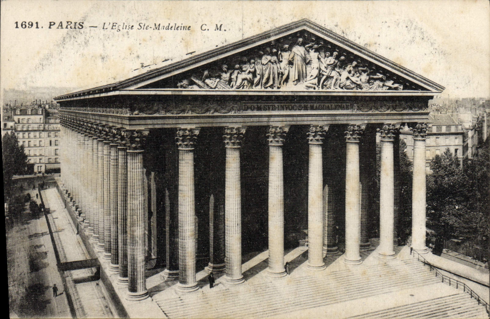 CPA Paris L'Eglise Ste Madeleine