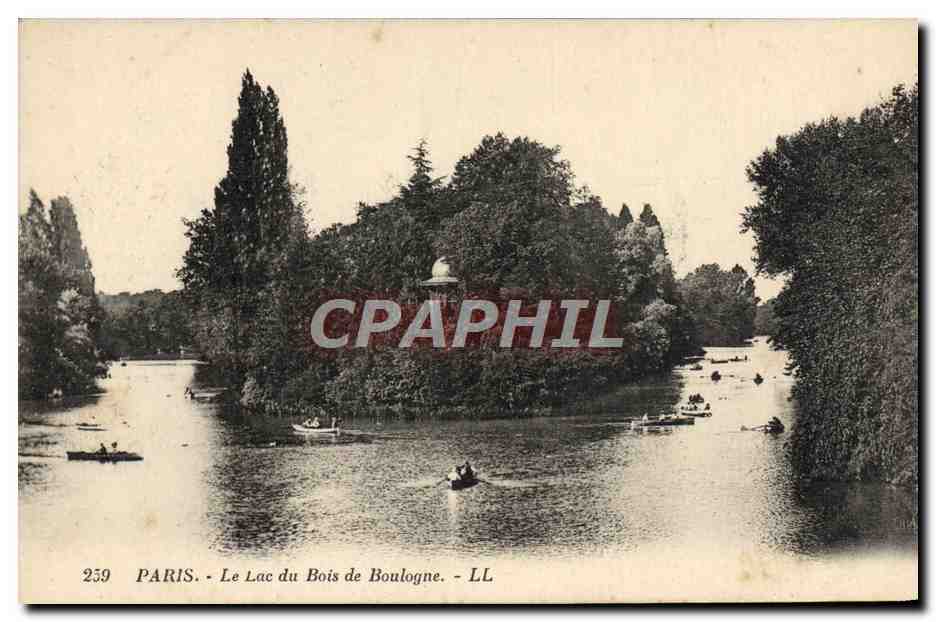 CPA Paris Le Lac Du Bois De Boulogne