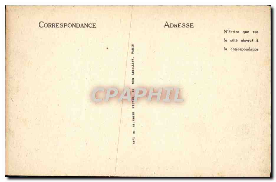 CPA Paris Le Lac Du Bois De Boulogne — Verso