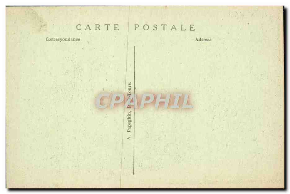 CPA Paris La Rue De Rivoli Et Le Jardin des Tuileries pris vers l'Arc de Triomphe de l'Etoile — Rückseite