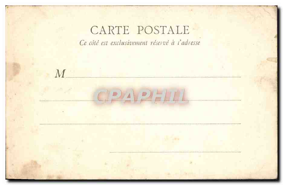 CPA Paris Fontaine Saint Michel — Rückseite