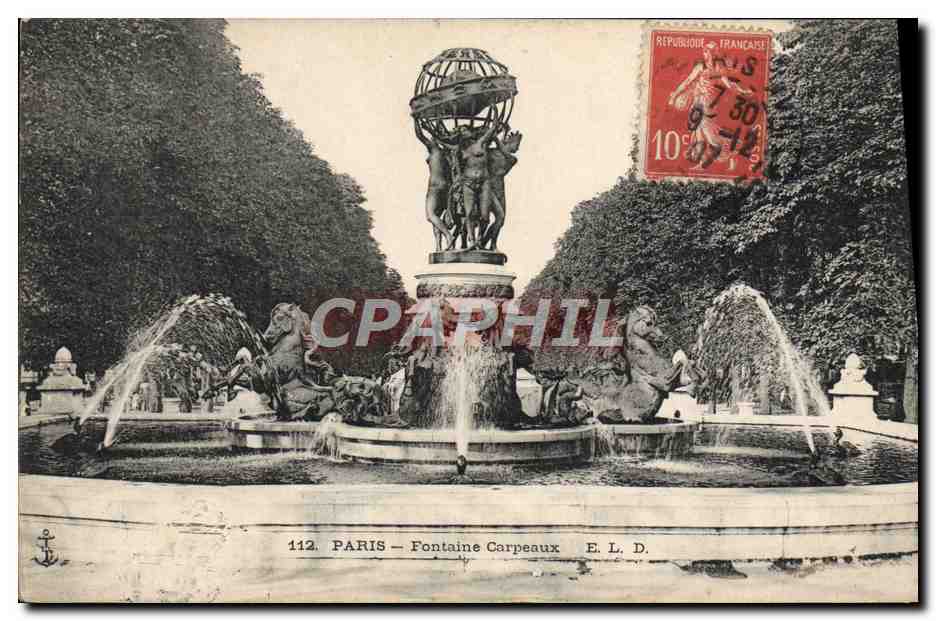 CPA Paris Fontaine Carpeaux
