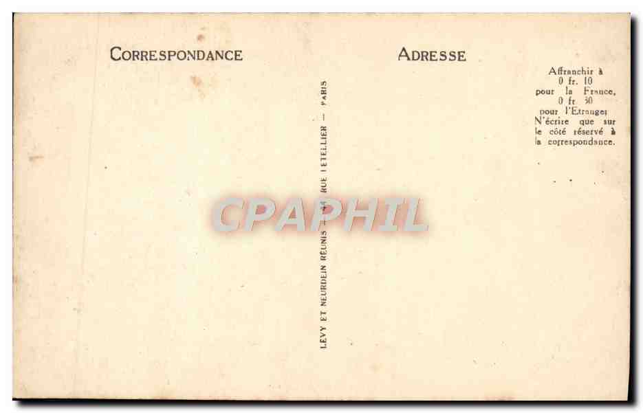 CPA Paris L'Eglise Russe — Rückseite