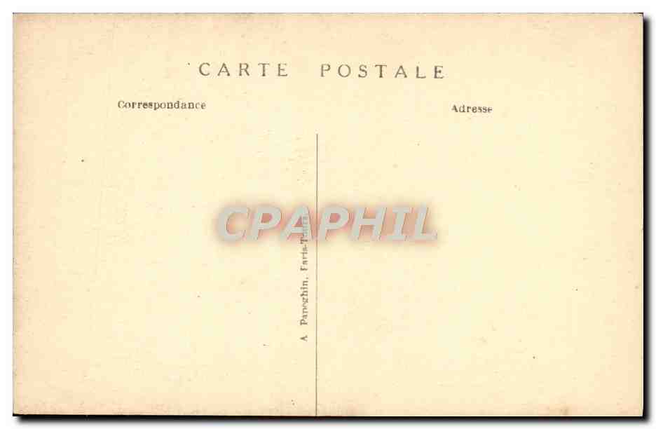 CPA Paris La Sainte Chapelle — Verso