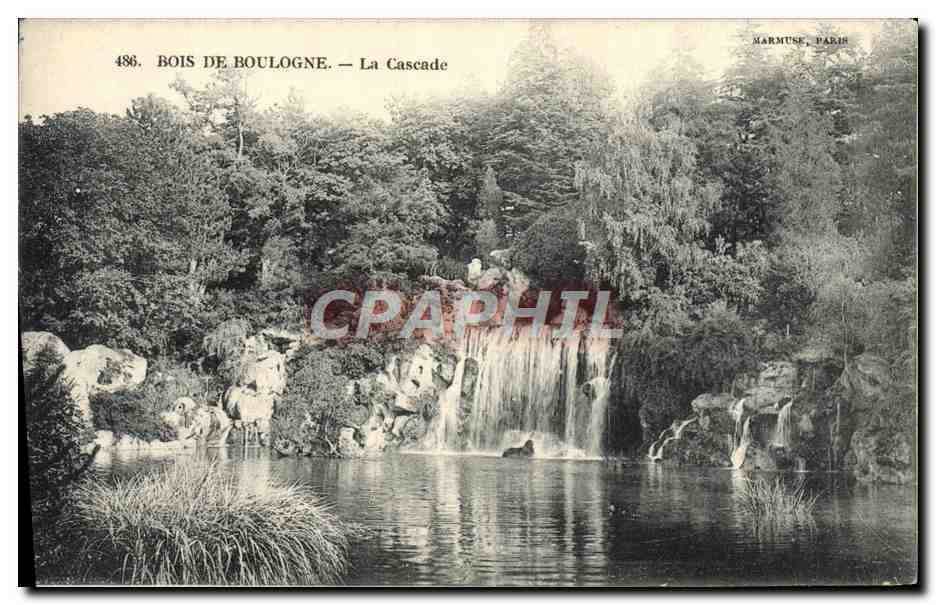 CPA Bois De Boulogne La Cascade