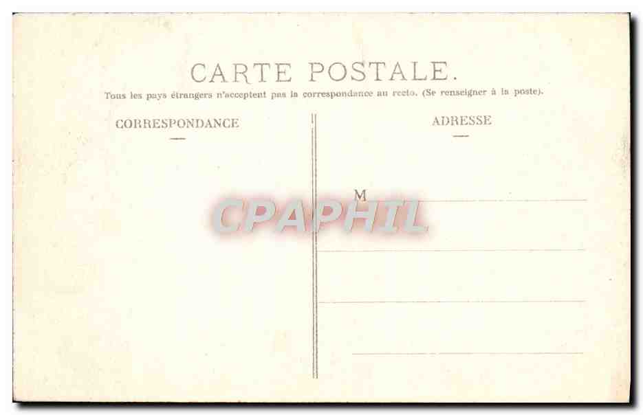 CPA Bois De Boulogne La Cascade — Verso