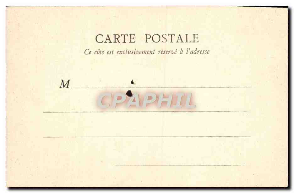 CPA Louvre entree principale des Archives Nationales — Rückseite