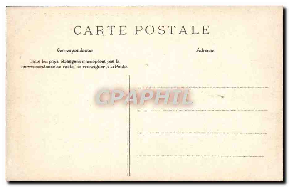 CPA Paris Grille De I'Elysee — Rückseite