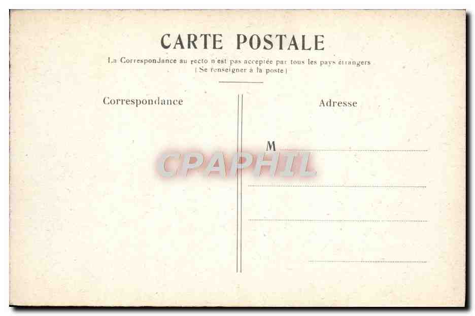 CPA Paris Le Petit Palais — Verso