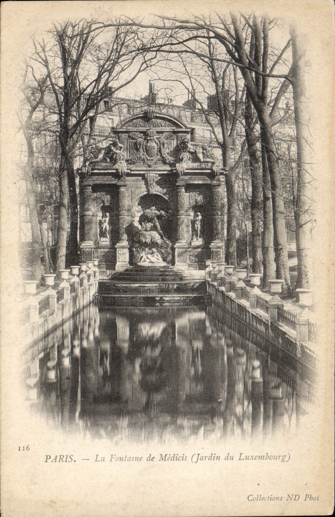 CPA Paris La Fontaine de Medicis Jardin du Luxembourg 