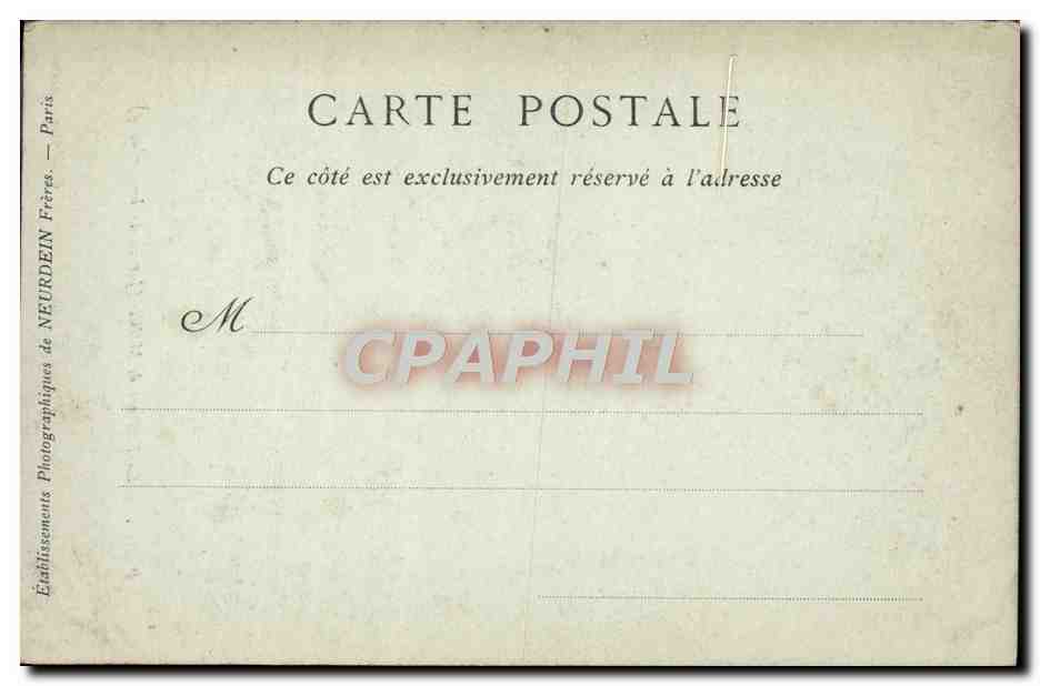 CPA Paris La Fontaine de Medicis Jardin du Luxembourg  — Verso