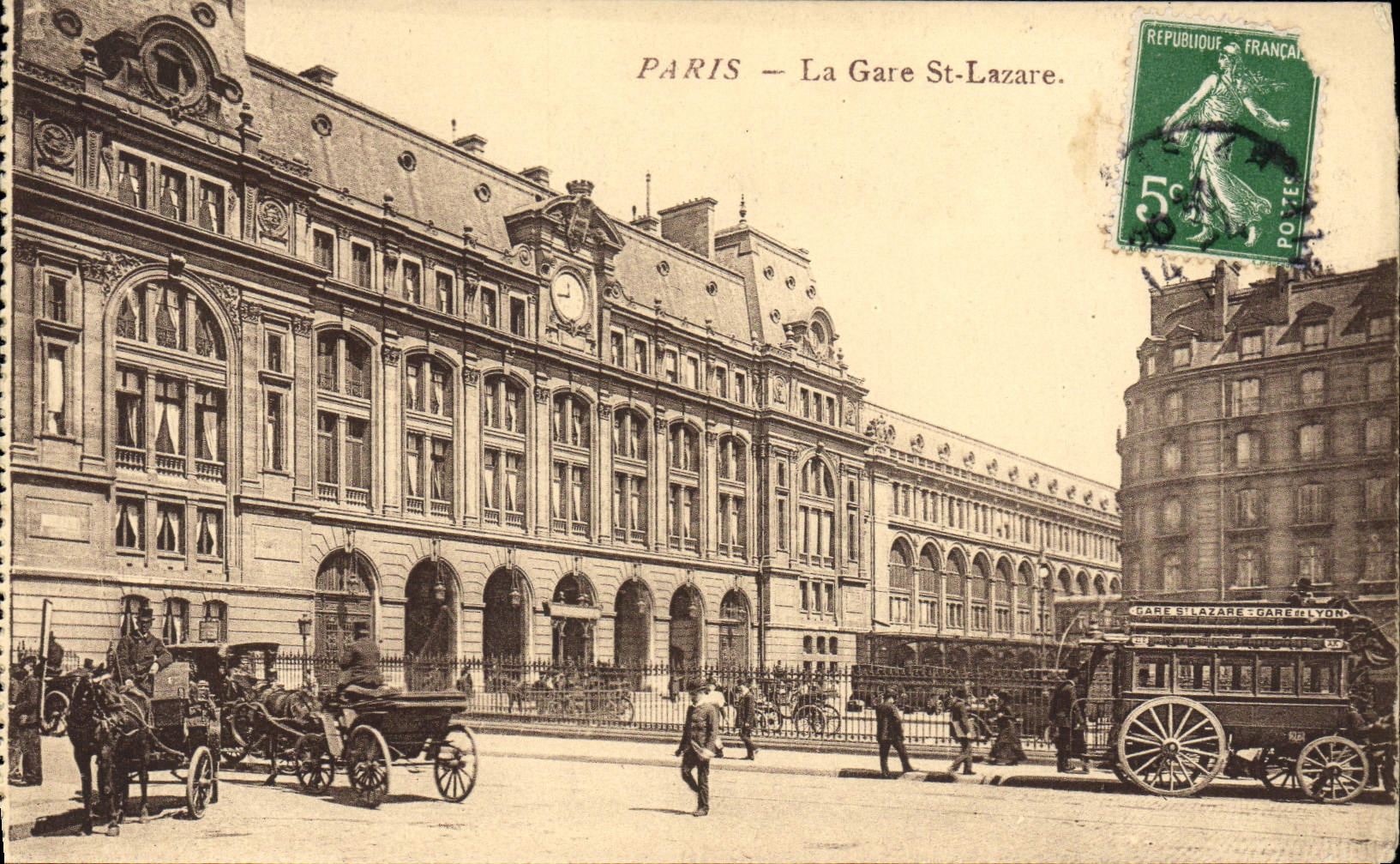 CPA Paris La Gare St Lazare