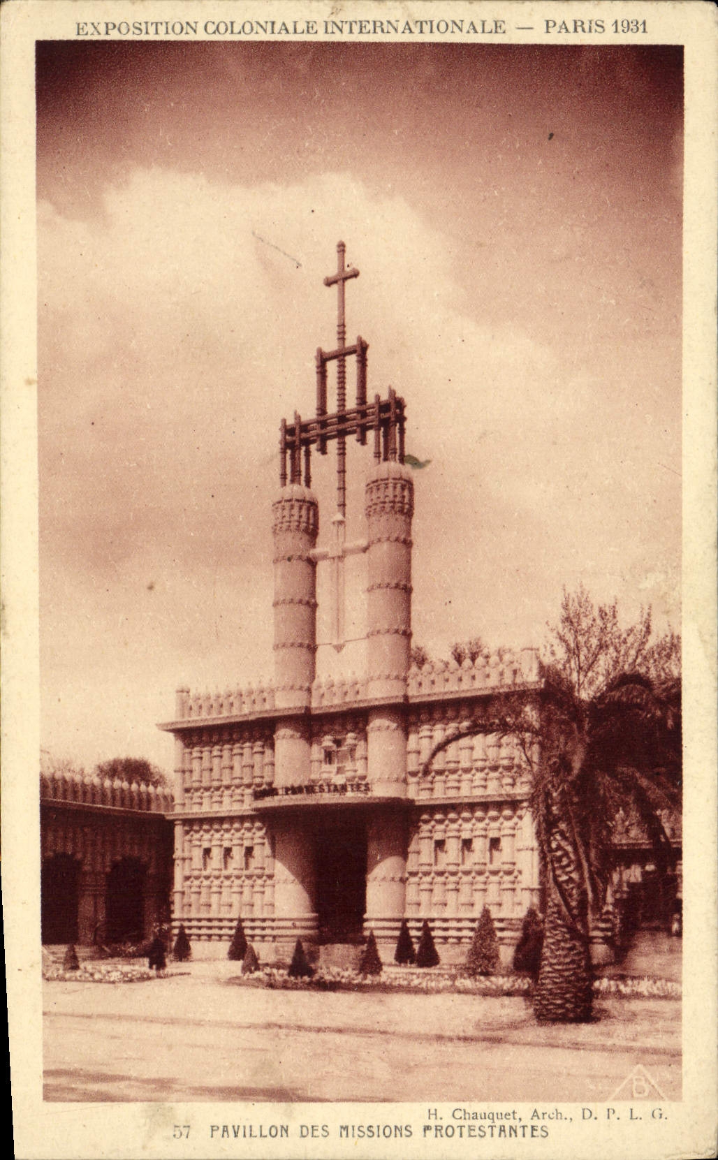 Pavillon des Missions Protestantes — Exposition Coloniale Internationale — Paris 1931