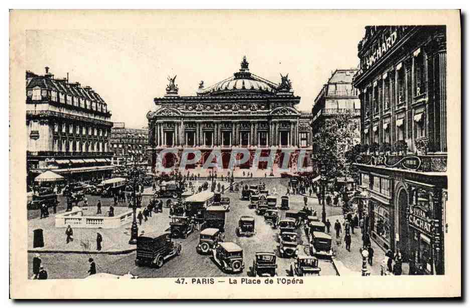 CPA Paris Le Place de L'Opera
