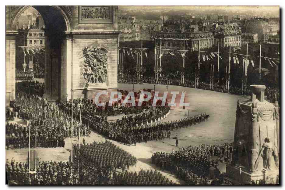 CPA Paris Fetes du 19 juillet 1919 Militaria