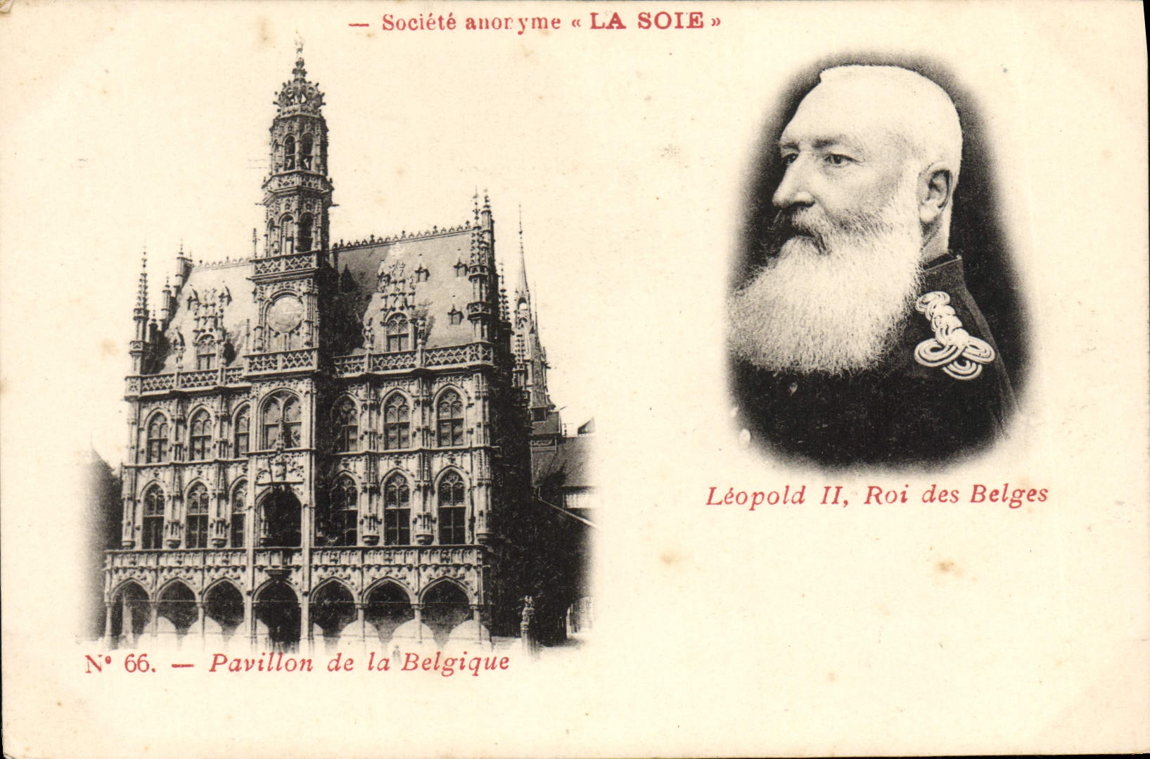 CPA Paris Pavillon de la Belgique Leopold II Roi des Belges
