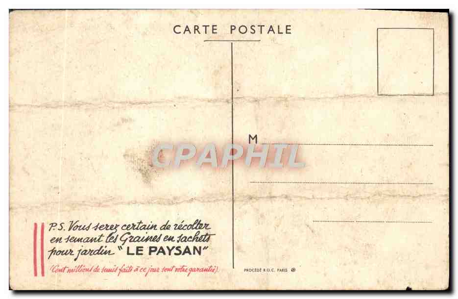 Reine de Paris — 1937 — éditeur R.G.C. Paris — Rückseite