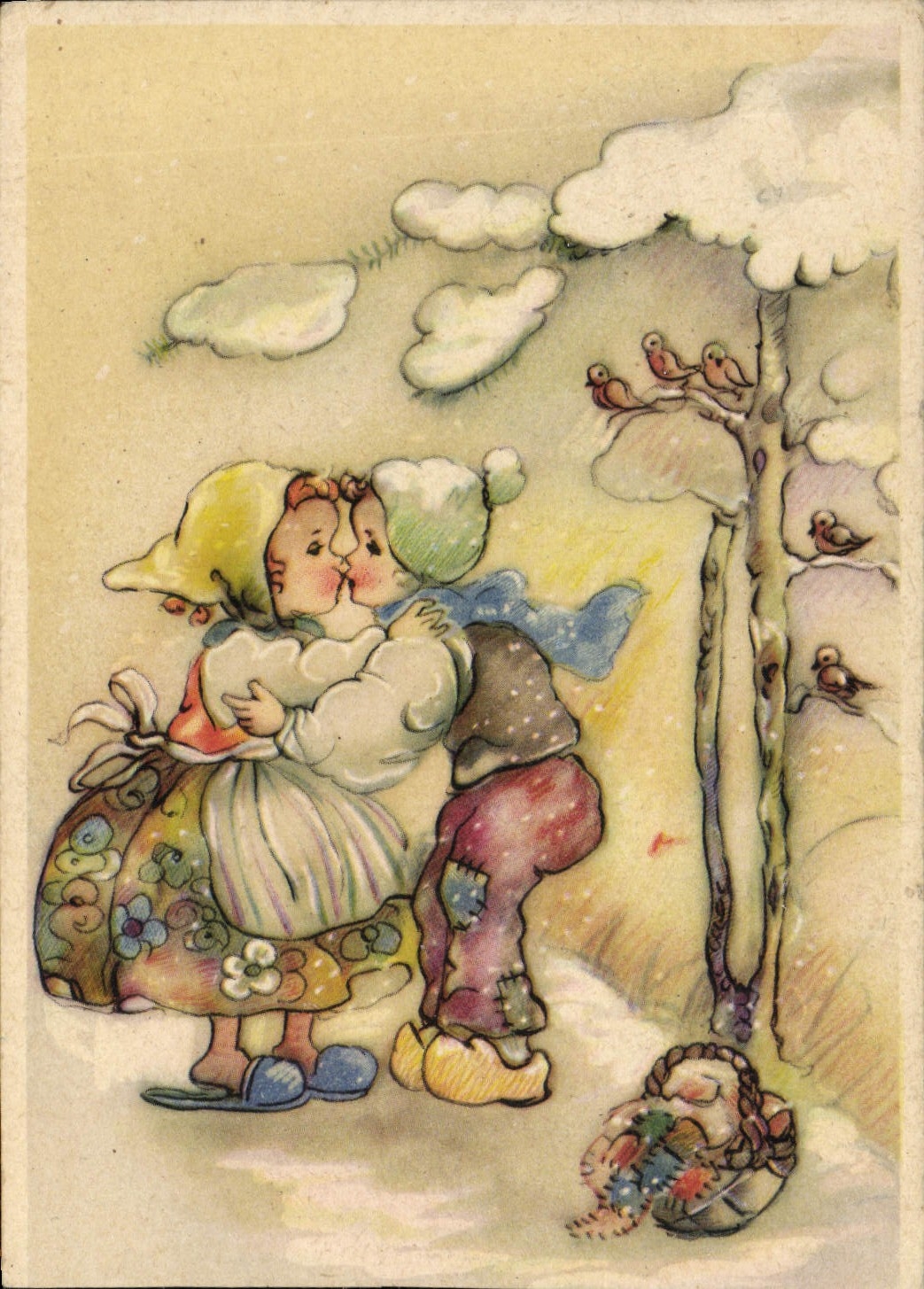 CPA Fantaisie Enfants