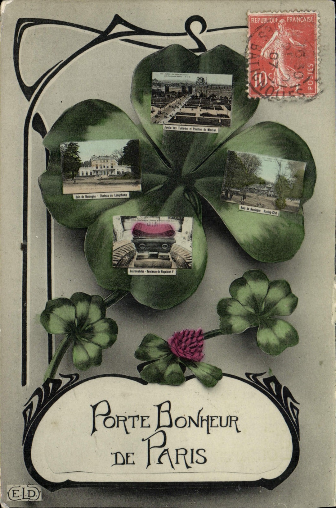 CPA Paris Porte Bonheur 