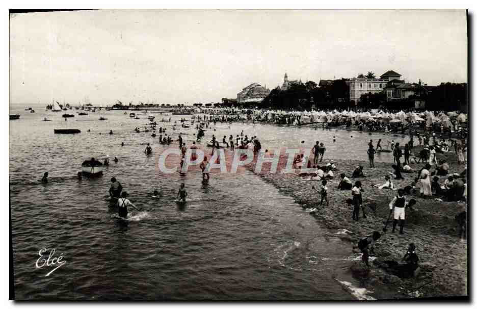 Arcachon — La Plage et le Casino — Édition L. Chatagneau