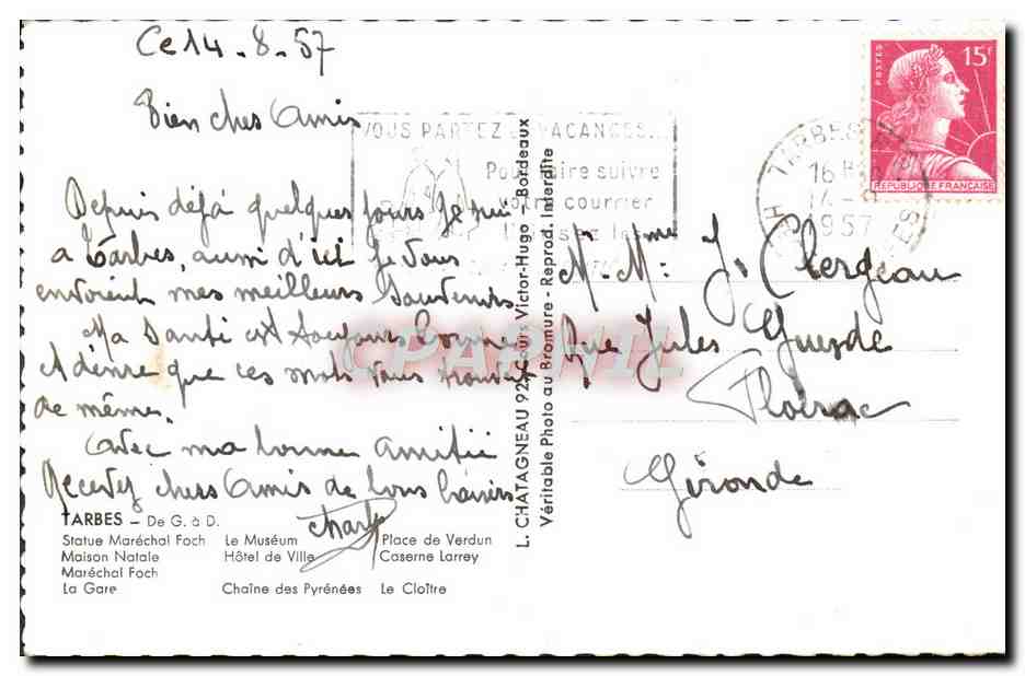 Tarbes — vue panoramique — CPAPHIL — Reverso