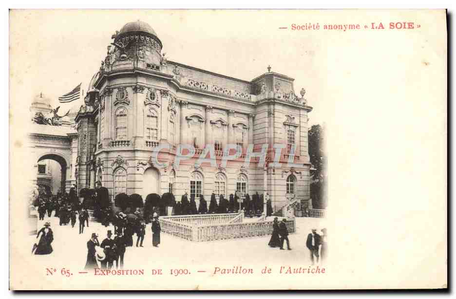 CPA Paris Exposition de 1900 Pavillon de l'Autriche 