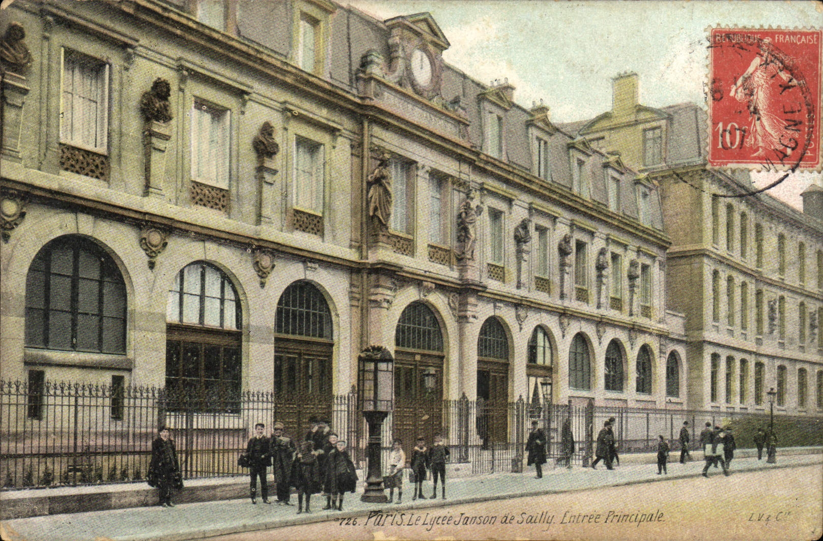 Paris — Le Lycée Janson de Sailly, Entrée Principale — Lug C°