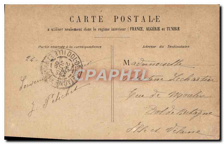 CPA Paris Pont Alexandre III — Rückseite