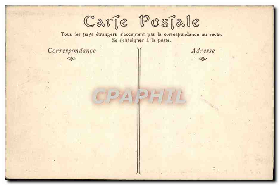 CPA Paris Notre Dame Facade la Rosace — Verso
