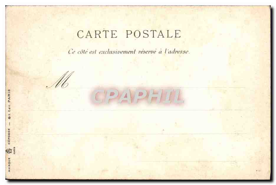 CPA Paris Buttes Chaumont Vue generale — Rückseite