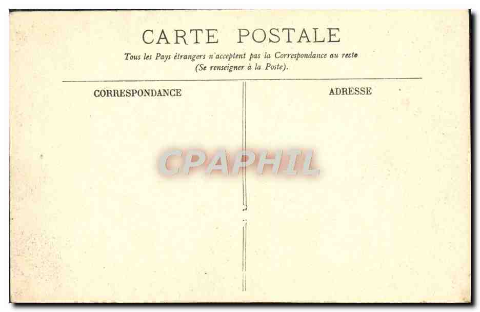 CPA Paris Le Bois de Vincennes Cascade du Lac Daumesnil — Verso
