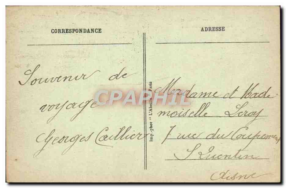 CPA Paris Notre Dame et la Cite  — Verso