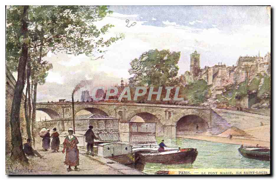 CPA Paris Le Pont Marie Ile Saint Louis 