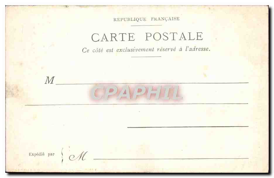 CPA Paris Le Pont Marie Ile Saint Louis  — Rückseite
