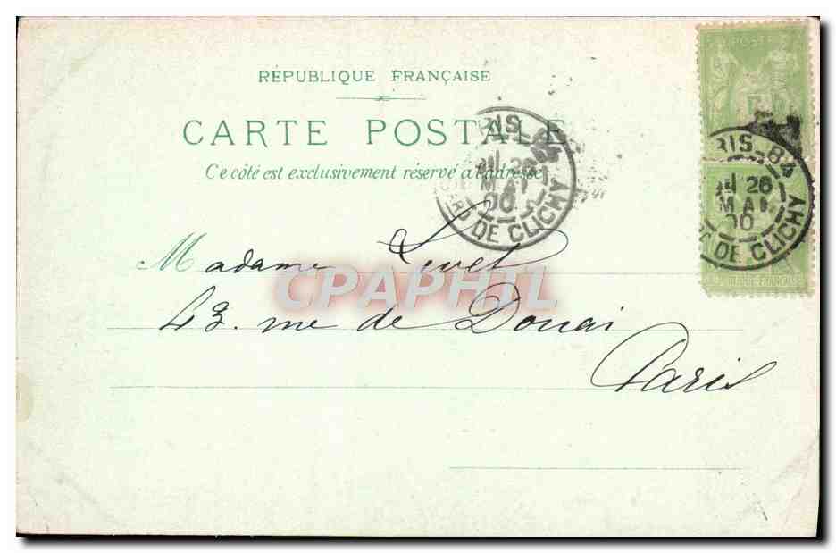 El Gran Castell — Exposición Universal de 1900 — Imp. Gourmont Frères, Baselot, Editor — Reverso