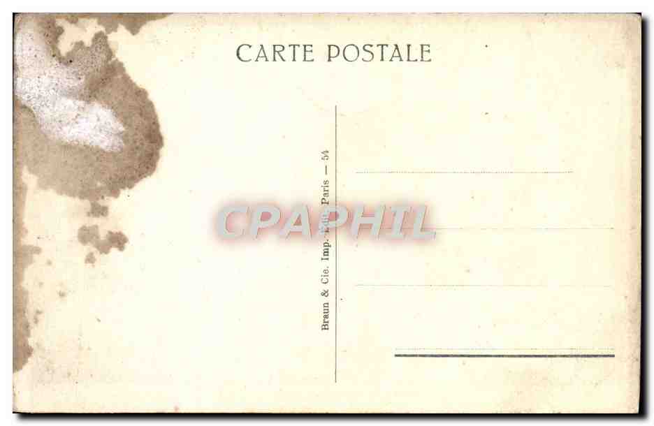 Antike Ansichtskarte Paris Internationale Ausstellung für Dekorative Künste 1925 Die Gärten von Paris und die Esplanade der Invaliden — Rückseite