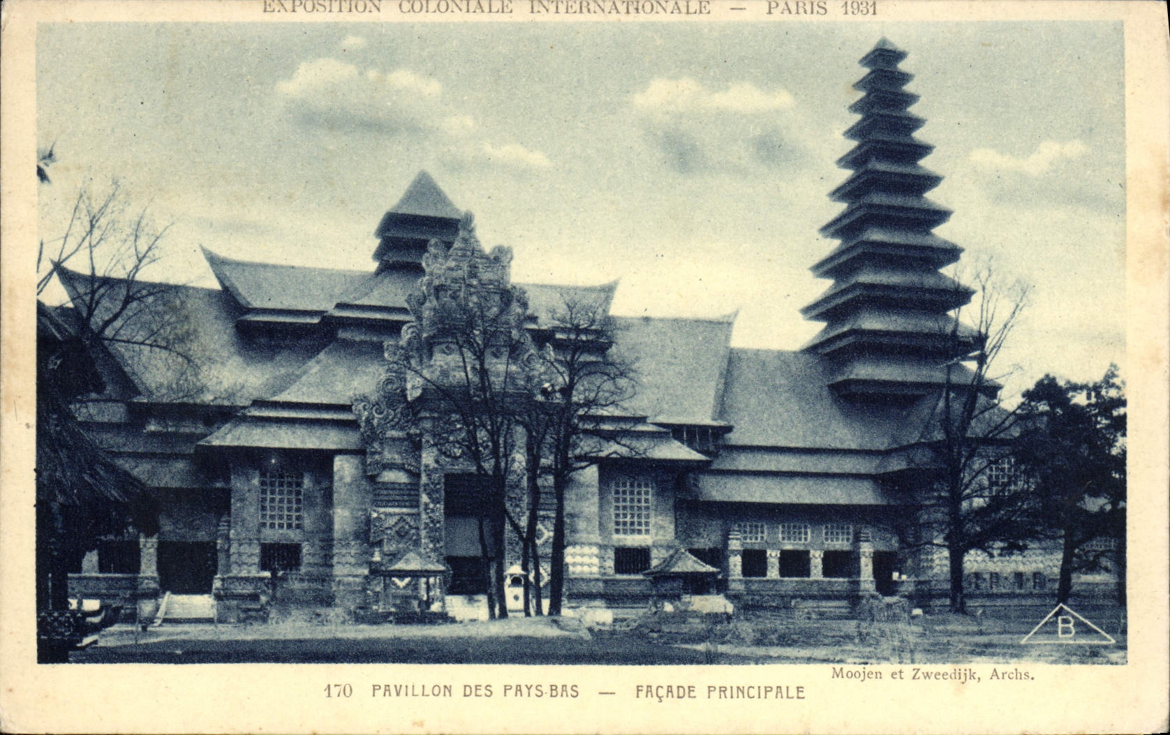 Pavillon der Niederlande — Hauptfassade — Moojen und Zweedijk, Archs.