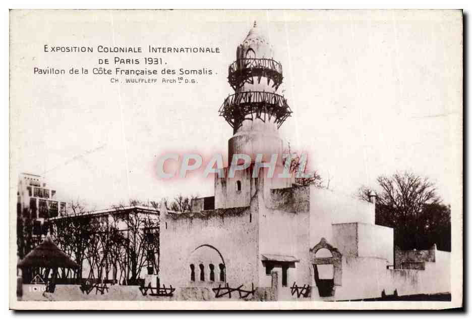 CPA Paris Exposition Coloniale Internationale De Paris 1931 Pavillon de la Cote Francaise des Somalis