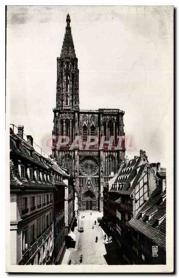 CPM Strasbourg La Cathedrale et la Rue Merciere