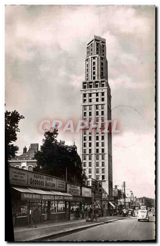 CPM Amiens La Tour Perret Papiers Peints Georges Gaillon Chaussures Andre 