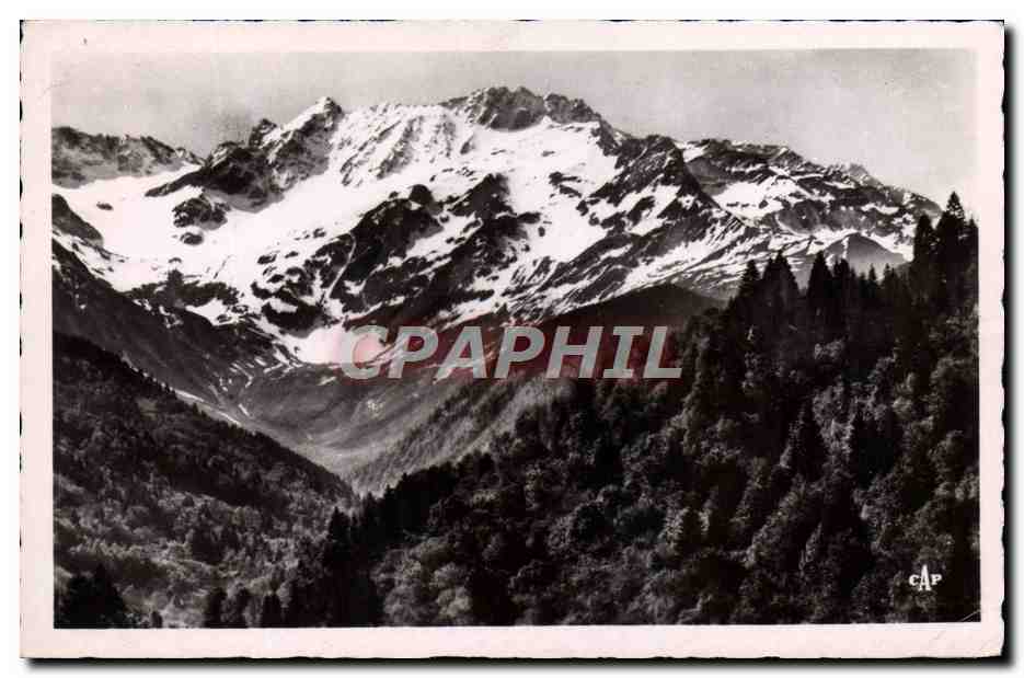 Der Gletscher und die Gleyzin-Tal von der Straße von Allevard nach La Ferrière — Réel-Photo, n°128