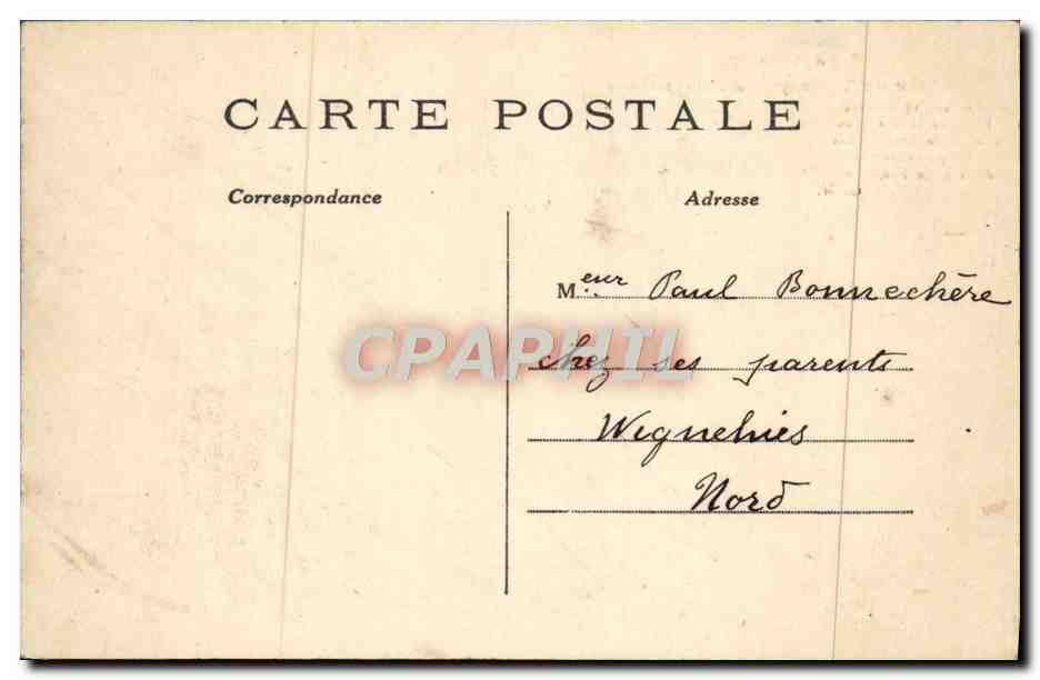 CPA Paris L'Arc de Triomphe du Carrousel — Rückseite