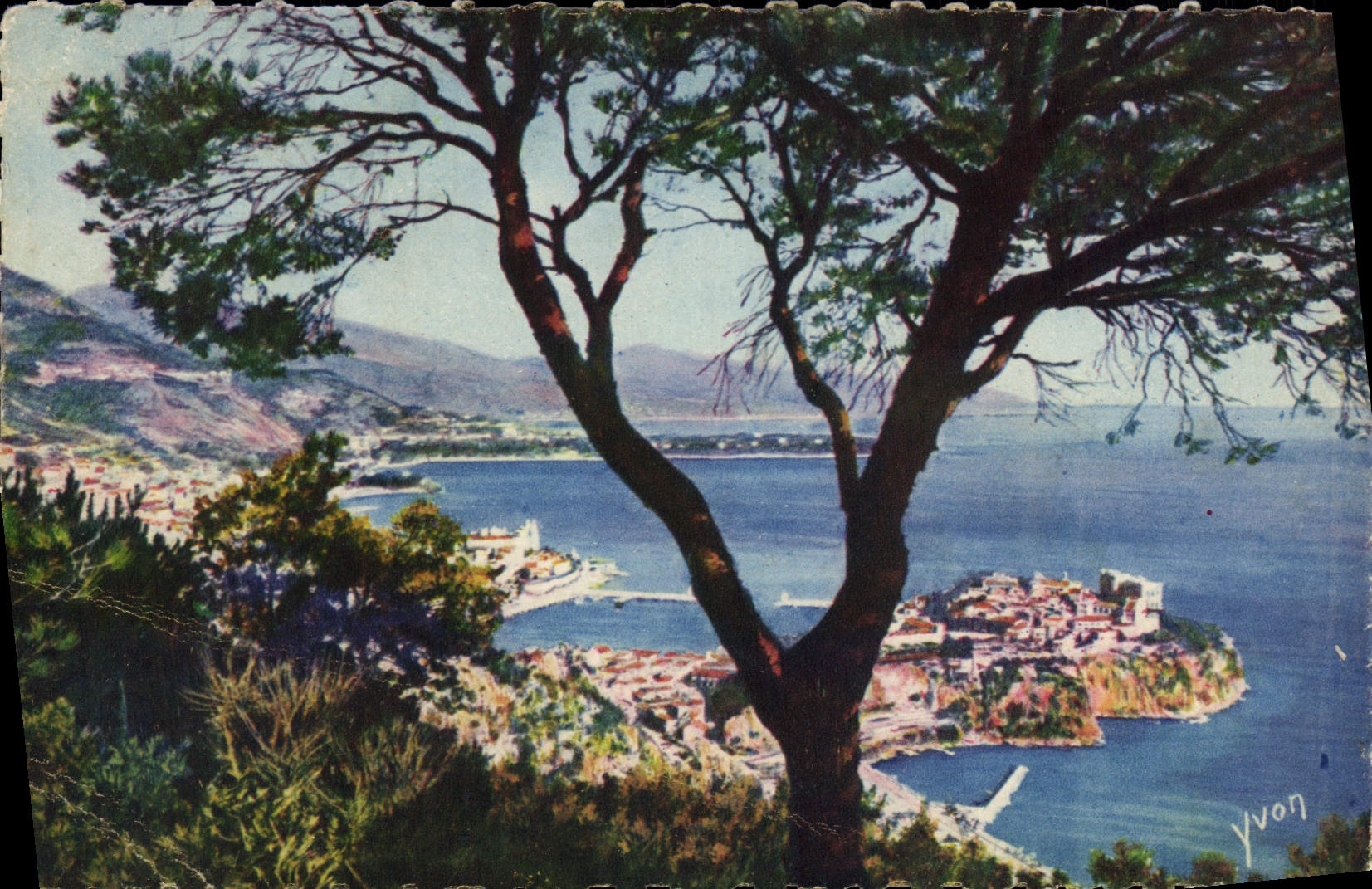 CPA Principaute de Monaco Monte Carlo et le Cap Martin