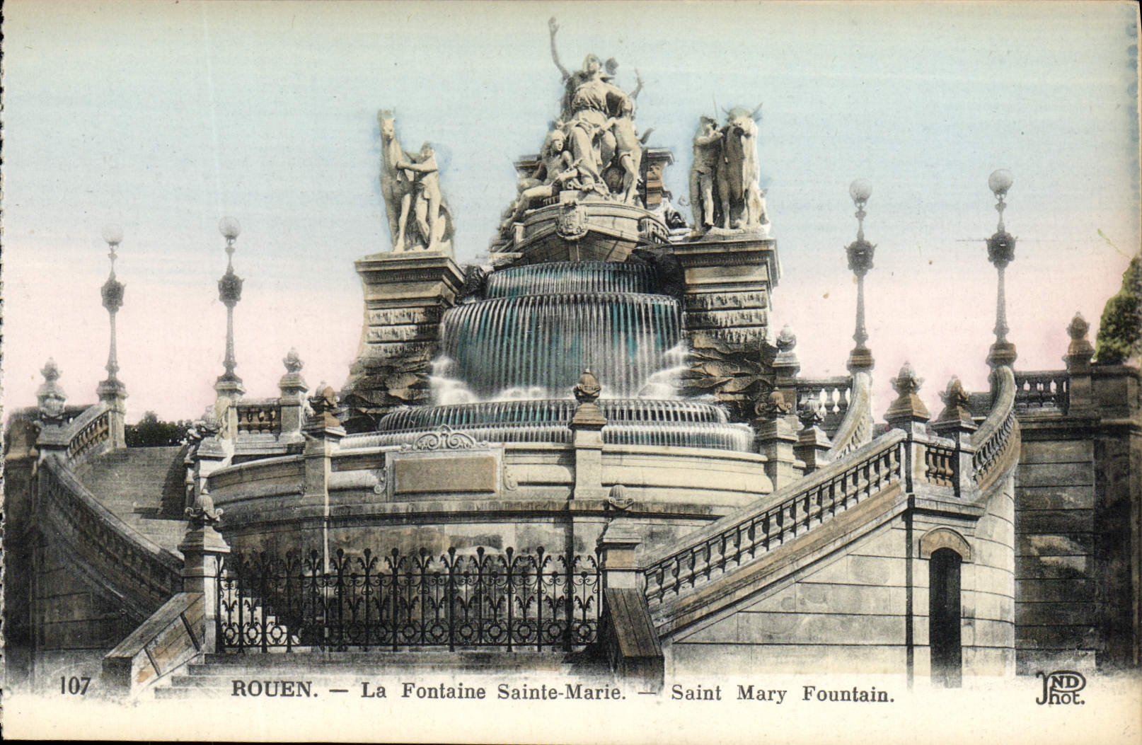 CPA Rouen La Fontaine Sainte Marie 