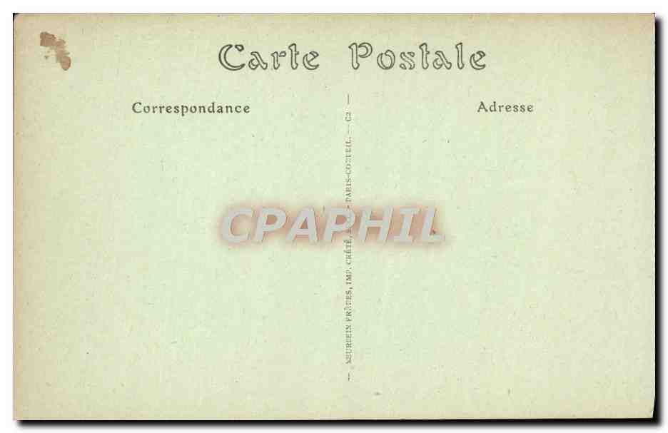 CPA Rouen Tour du Fut enfermee Jeanne d'Arc  — Verso