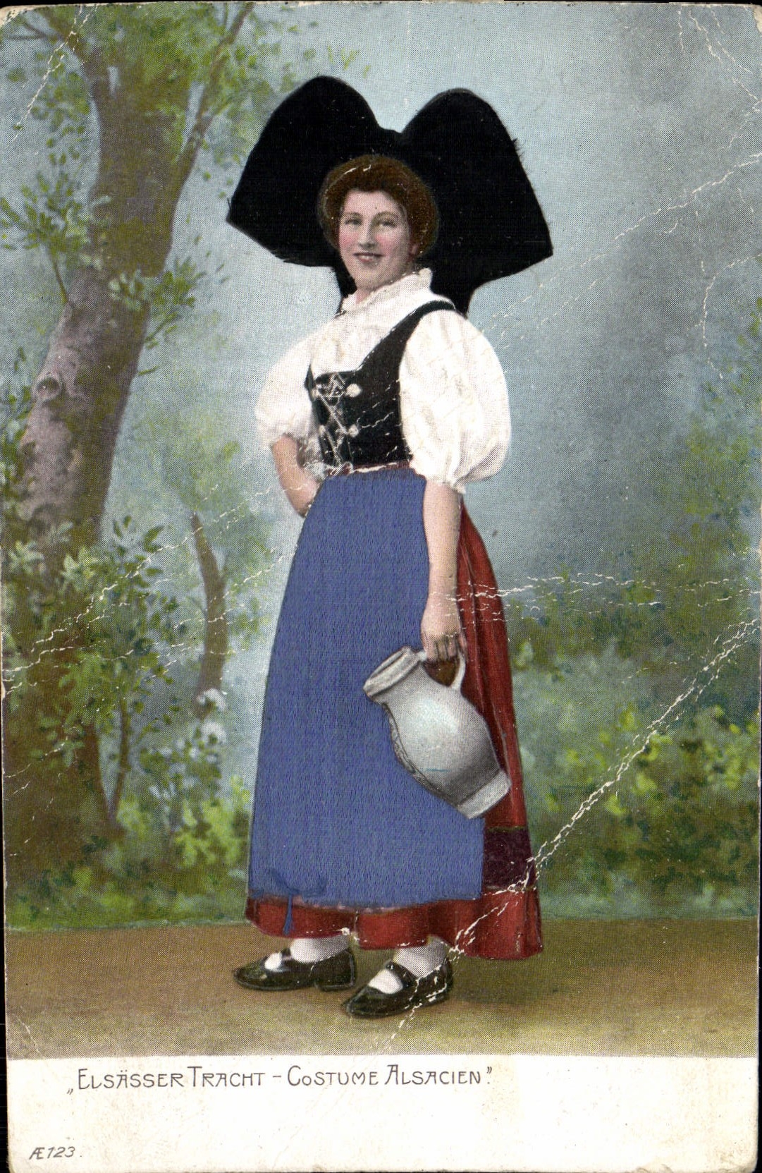 Costume alsacien — Elsässer Tracht — éditeur AE123