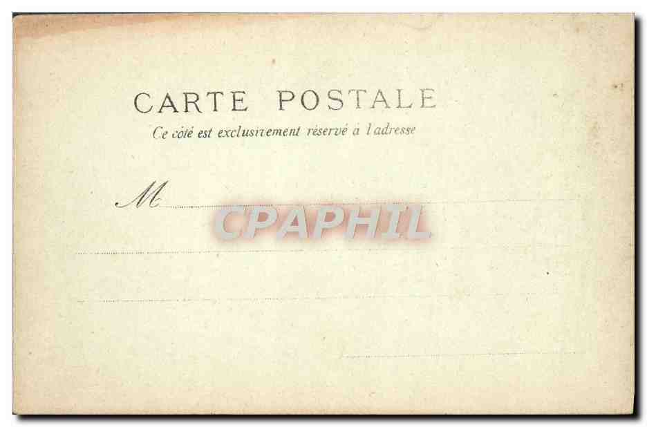 CPA Paris Exposition Universelle 1900 Perspective vue du pont Alexandre III Tour Eiffel — Verso