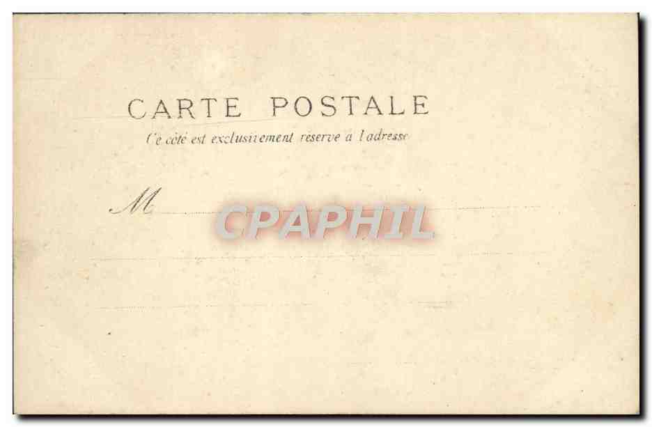 CPA Paris Exposition Universelle 1900 La rue d'Alger  — Verso