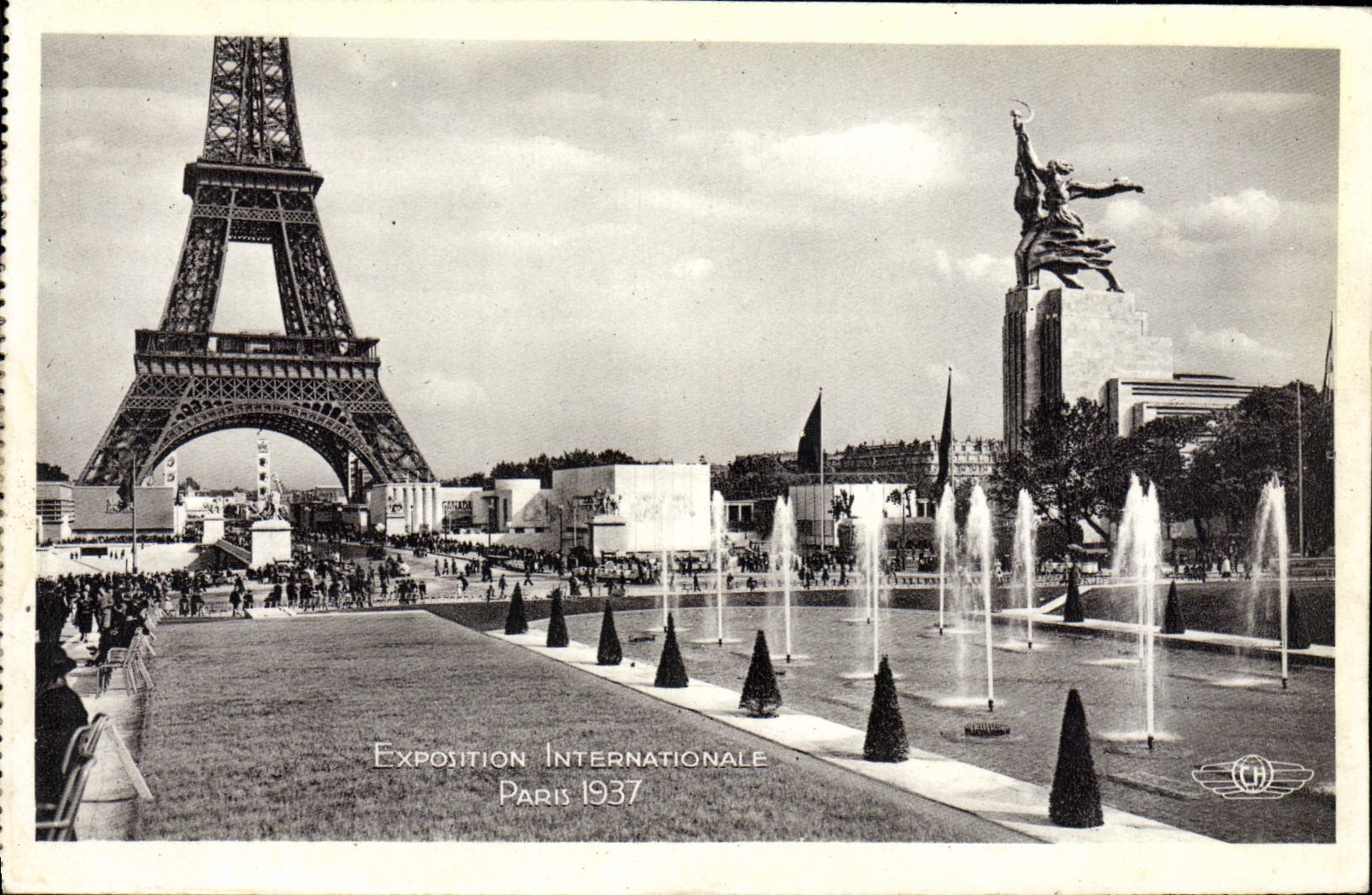 CPA Paris Exposition Internationale 1937 Tour Eiffel