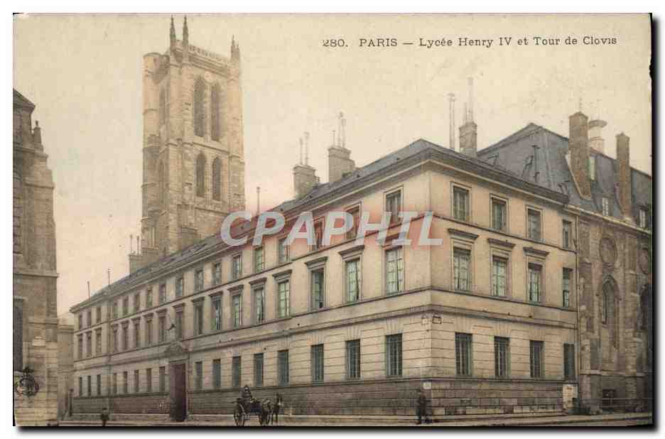 CPA Paris Lycee Henri IV et Tour de Clovis 